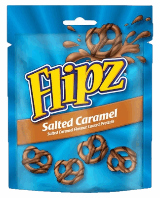 Flipz Pretzels Salted Caramel 90g
