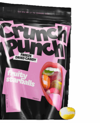 Crunch Punch - Fruity Starballs 100gr