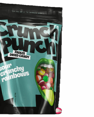 Crunch Punch - Sour Crunchy Rainbow 100gr
