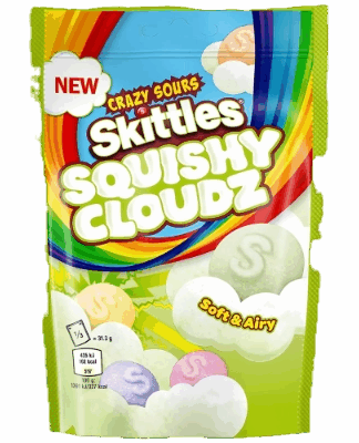 Skittles Sour Squishy Cloudz 94g
