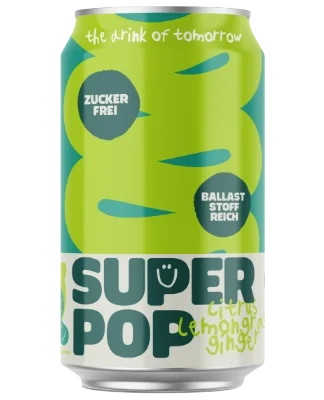 Super Pop – Citrus Lemongras Ginger 330ml Dose
