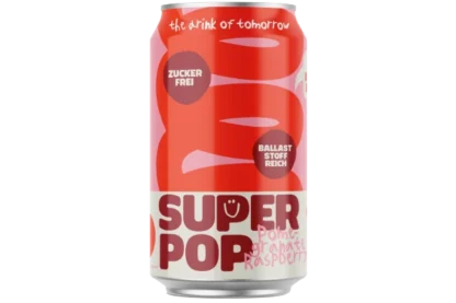 Super Pop – Pomegranate Raspberry 330ml Dose